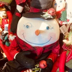 NWT Joe Spencer 31” Abercrombie Snowman Collectible